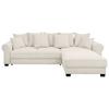 Ecksofa Maureen Creme S: 318x197 Cm - Creme/Schwarz, KONVENTIONELL, Textil (318/197cm) - MID.YOU