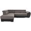 Ecksofa mit Schlaffunktion Cuba, Webstoff/Lederlook - Taupe/Chromfarben, MODERN, Textil (230/265cm) - Luca Bessoni Ecksofa mit Schlaffunktion Cuba, Webstoff/Lederlook - Taupe/Chromfarben, MODERN, Textil (230/265cm) - Luca Bessoni