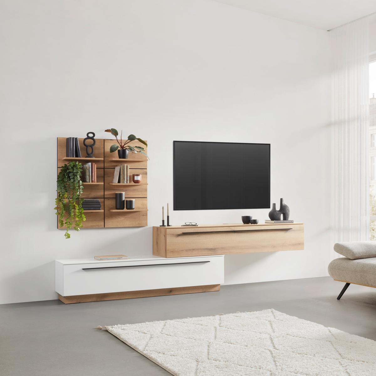 SKRINKA POD TV MATEO - Modern, kompozitné drevo/plast (180/41/40cm) - Mömax