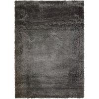 Hochflorteppich Mell - Schwarz, Basics, Textil (80/150cm) - Luca Bessoni
