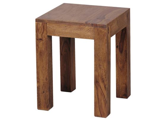 Beistelltisch Mumbai L: ca. 35 cm - Sheeshamfarben, Design, Holz (35/35/45cm) - Livetastic Beistelltisch Mumbai L: ca. 35 cm - Sheeshamfarben, Design, Holz (35/35/45cm) - Livetastic