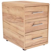 Kontajner FONTANA FTK06 - čierna/farba jelše, Modern, kompozitné drevo/plast (44,3/59,6/50cm)