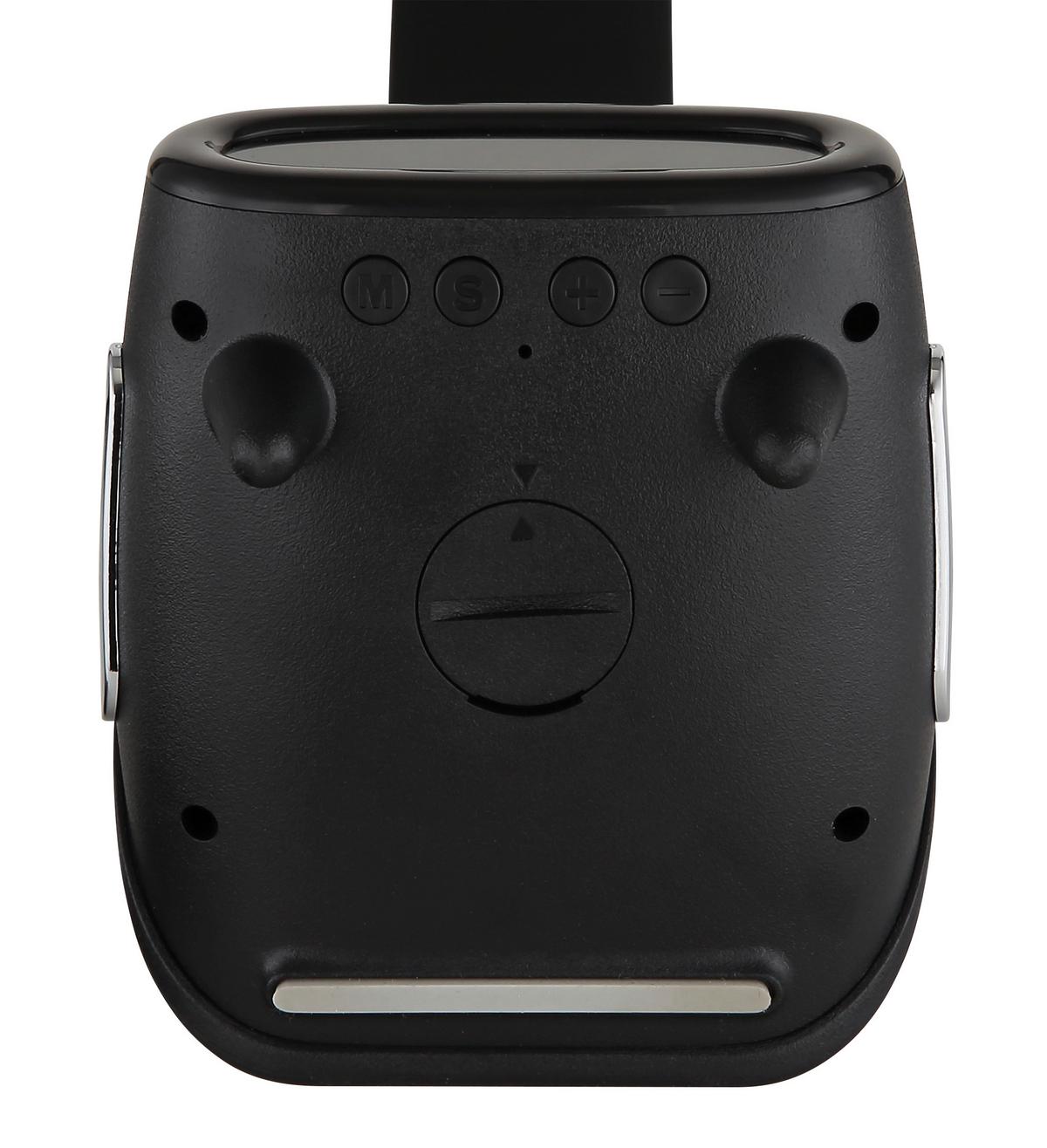 Led-tischleuchte Touchdimmer - Chromfarben/Schwarz, Design, Kunststoff (25/10/50cm) - Globo