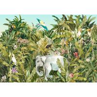 Fototapete Jungle Expedition - Multicolor, Trend, Papier (400/280cm)