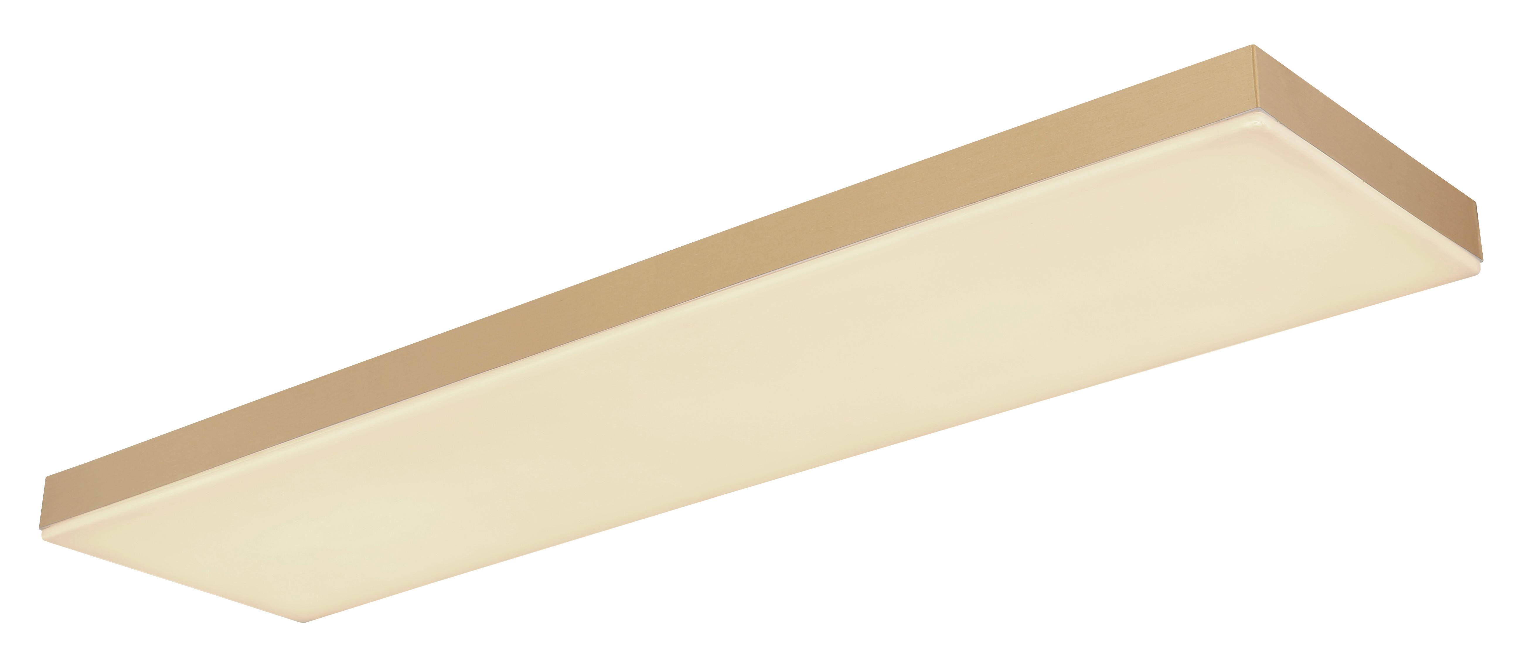 LED-Deckenleuchte 41594d4m - Messingfarben/Opal, Design, Kunststoff/Metall (80/20cm) - Globo