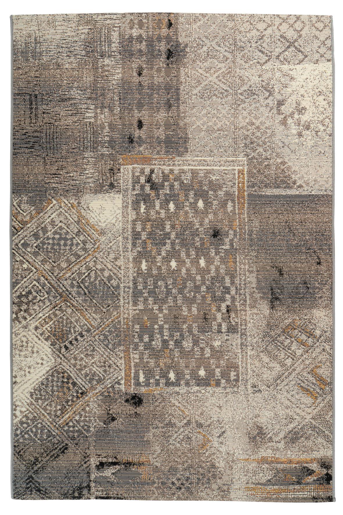 Outdoorteppich My Gobelina - Beige/Grau, Design, Textil (160/230cm) - Obsession