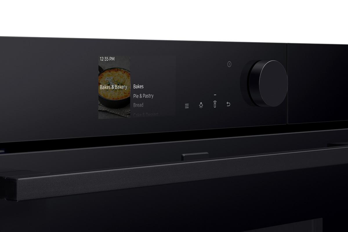 Backofen Nv7b6795jak/U3 - Schwarz, Design, Glas/Metall (59,5/59,5/57,1cm) - Samsung