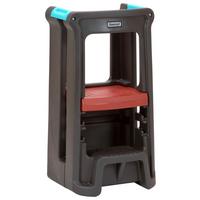 Lernturm Simplay 3 Kunststoff Dunkelbraun Verstellbar 86,1cm - Dunkelbraun, Basics, Kunststoff (42,2/35,6/86,1cm)