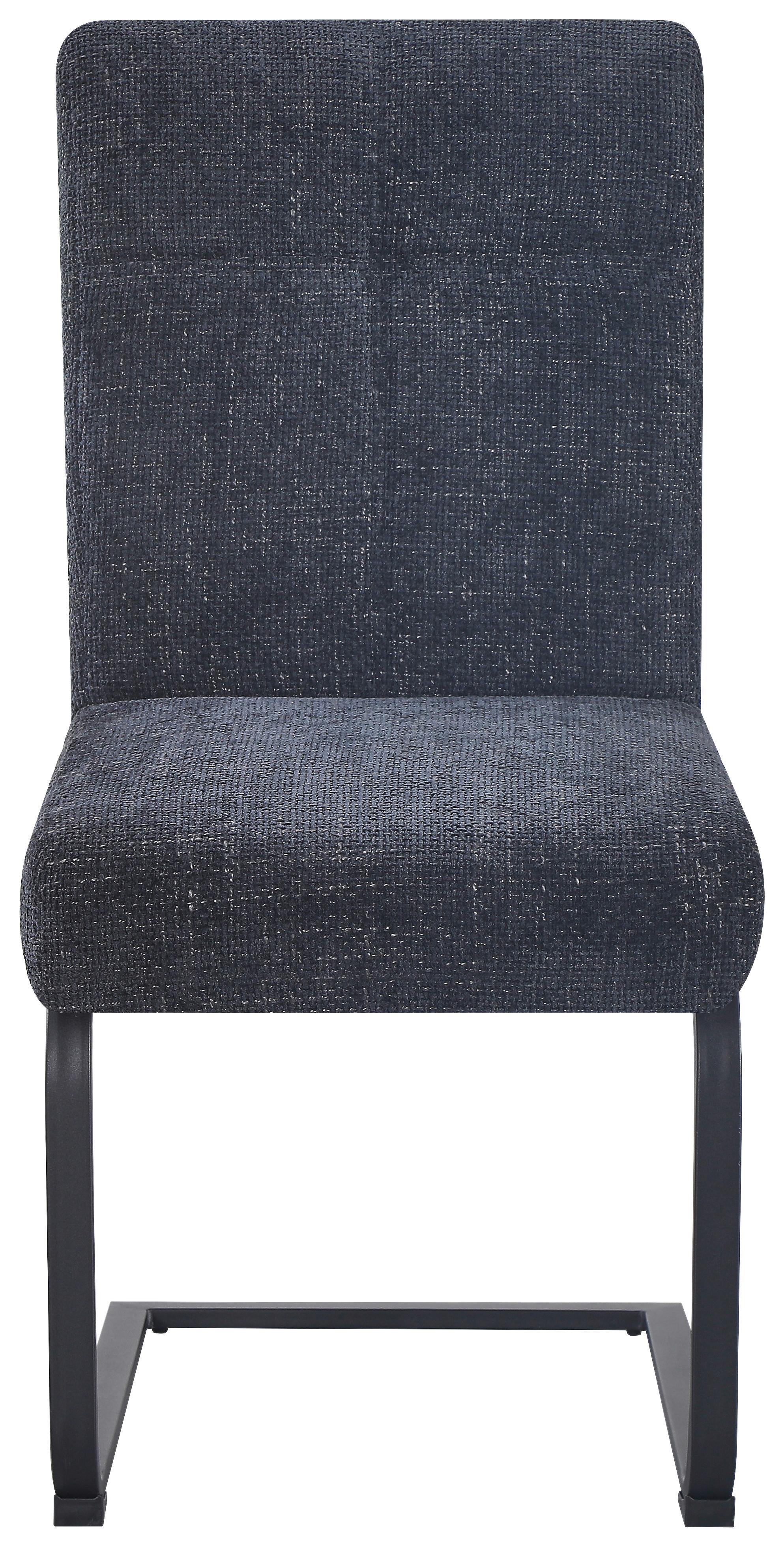 Houpací židle Luise 2 - černá, Moderní, kov/textil (48/92/60cm) - Mömax