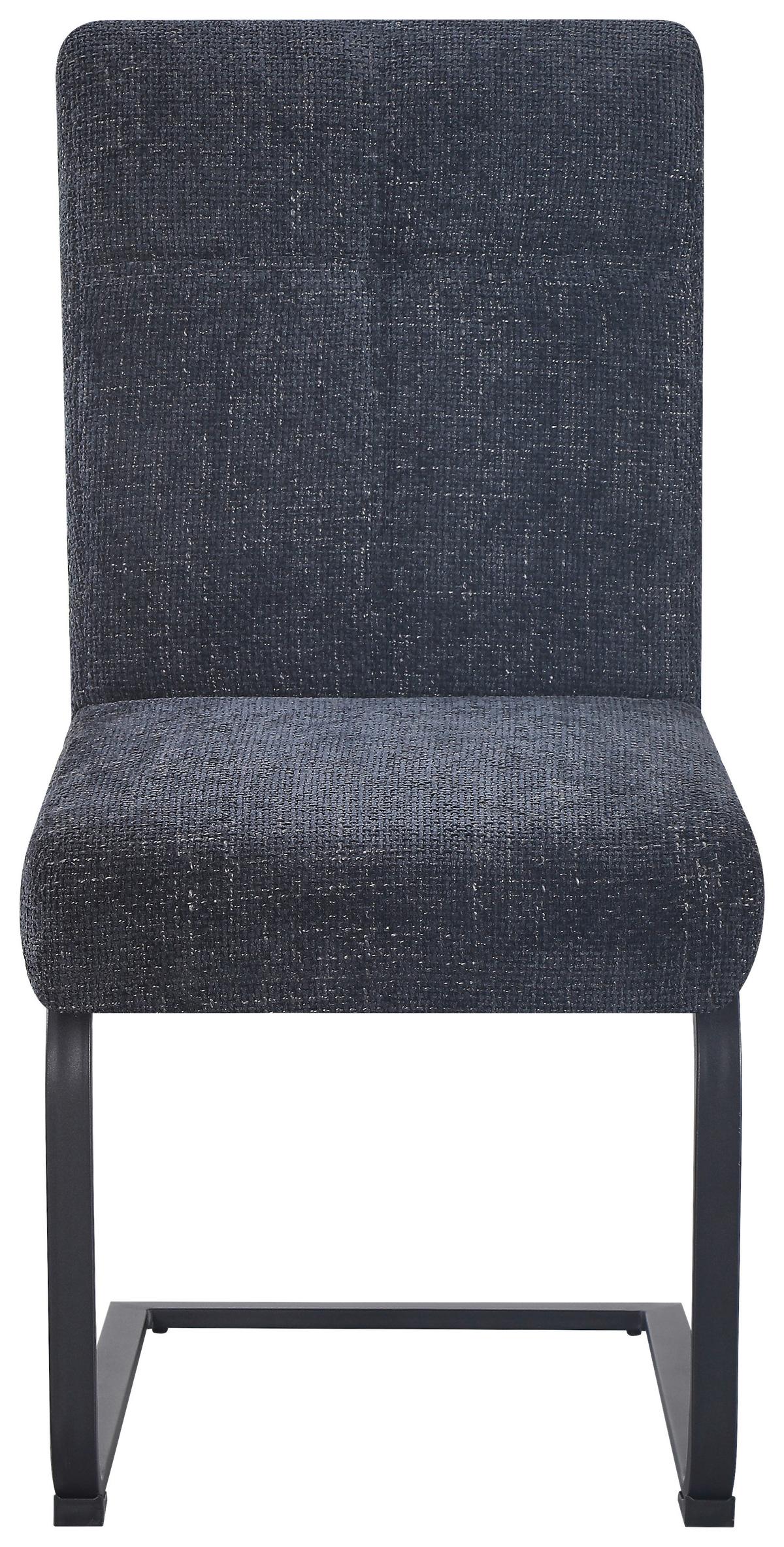Houpací židle Luise 2 - černá, Moderní, kov/textil (48/92/60cm) - Mömax
