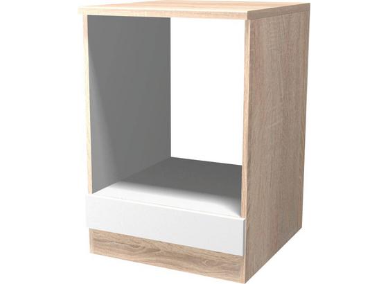Skříňka Na Sporák Samoa Hu 60 - bílá/barvy dubu, Konvenční, dřevěný materiál (60/85/57cm) Skříňka Na Sporák Samoa Hu 60 - bílá/barvy dubu, Konvenční, dřevěný materiál (60/85/57cm)