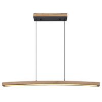 LED-Hängeleuchte 416080wh2 - Dunkelbraun/Opal, KONVENTIONELL, Holzwerkstoff/Kunststoff (100/7/120cm) - Globo