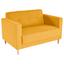 Zweisitzer-Sofa Geneve - Gelb/Naturfarben, MODERN, Textil (148/81/75cm) Zweisitzer-Sofa Geneve - Gelb/Naturfarben, MODERN, Textil (148/81/75cm)