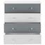 Komoda Brian - biela/svetlosivá, Moderný, kov/drevo (70/80/39cm) - Mömax modern living Komoda Brian - biela/svetlosivá, Moderný, kov/drevo (70/80/39cm) - Mömax modern living
