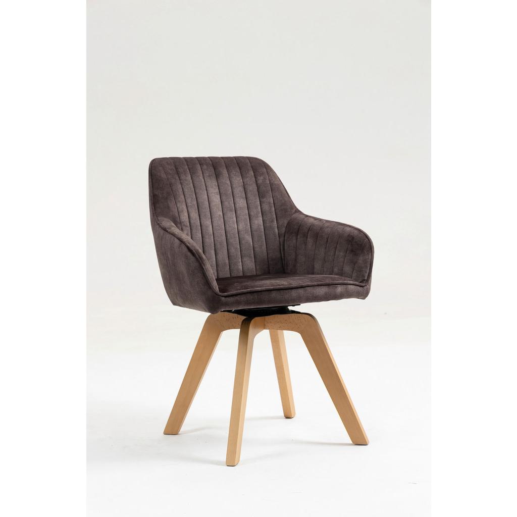 Armlehnstuhl Hanna Dunkelbraun,sitzfl. 180° Drehb