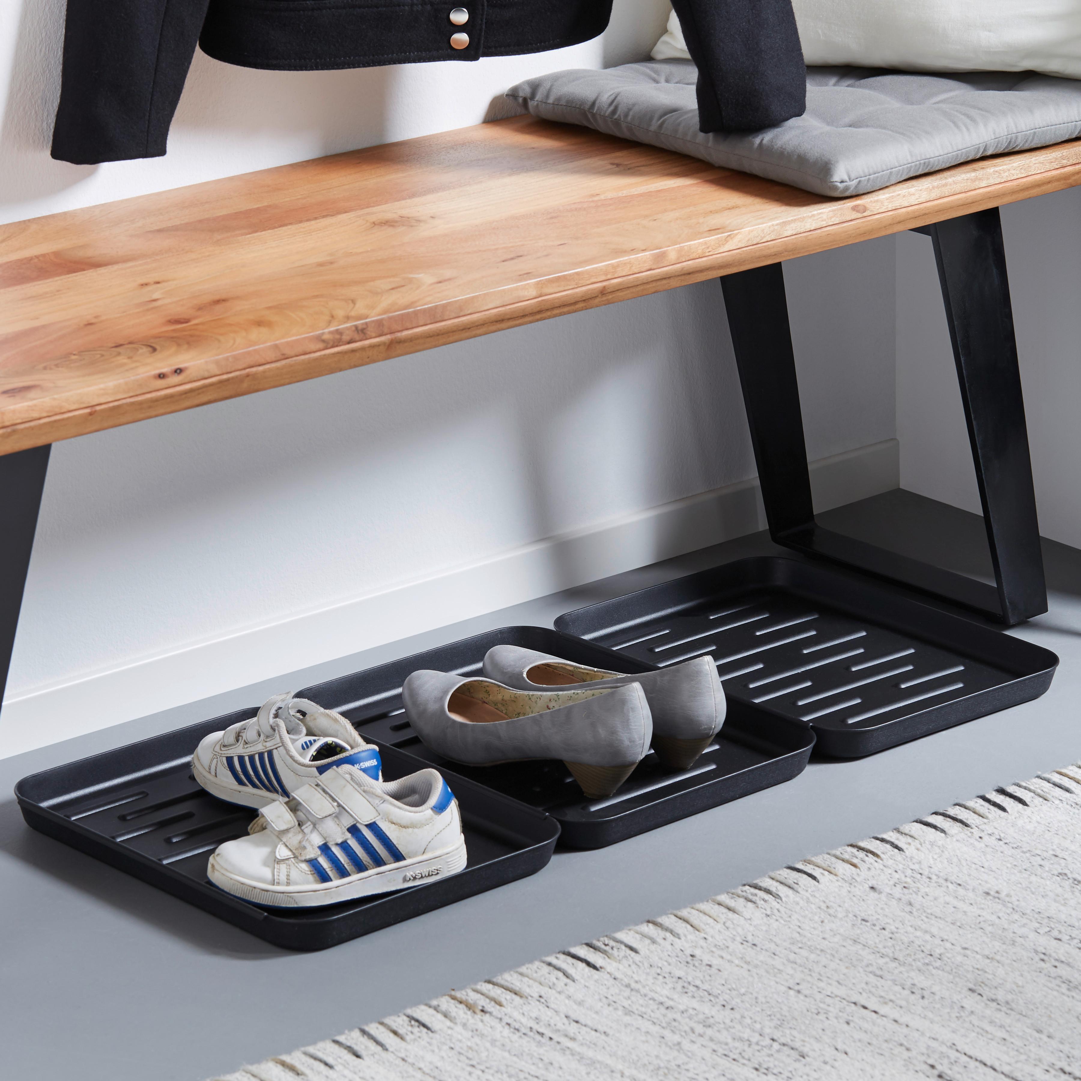 Odkapávač Na Boty - černá, Basics, plast (27/54/81/35/3cm) - Modern Living