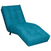 Liege Isabella Flachgewebe Türkisblau - Türkis/Chromfarben, MODERN, Textil (68/88/164cm) - MID.YOU