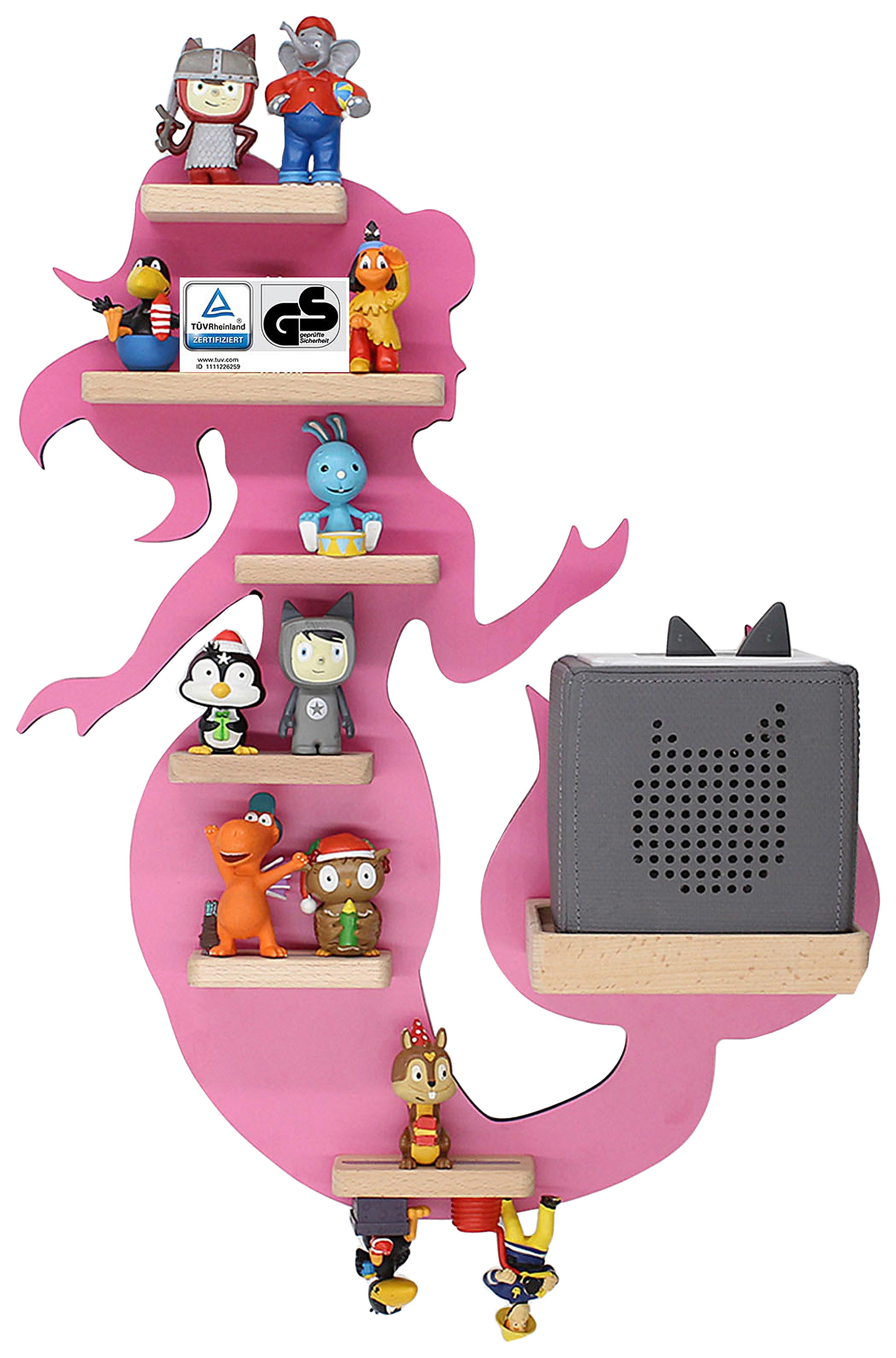 Kinderregal Boarti Pink B: 39 cm - Pink, MODERN, Holzwerkstoff (39/50/19cm) - MID.YOU