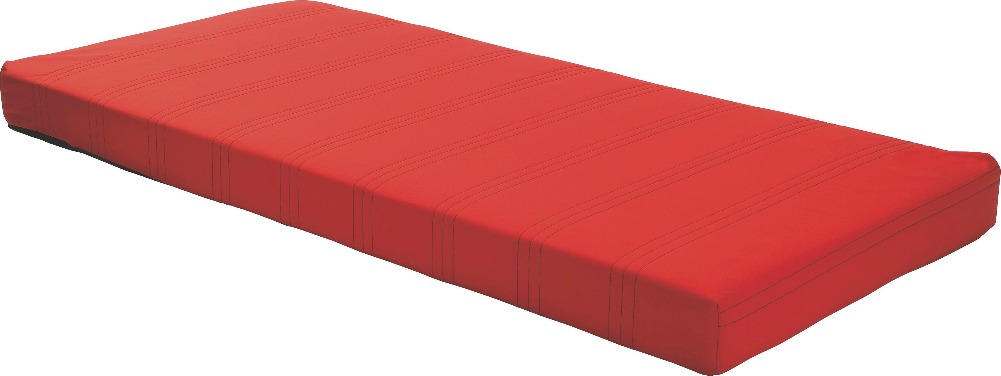 Matrac Kim - Piros, modern, Textil (90/200cm)