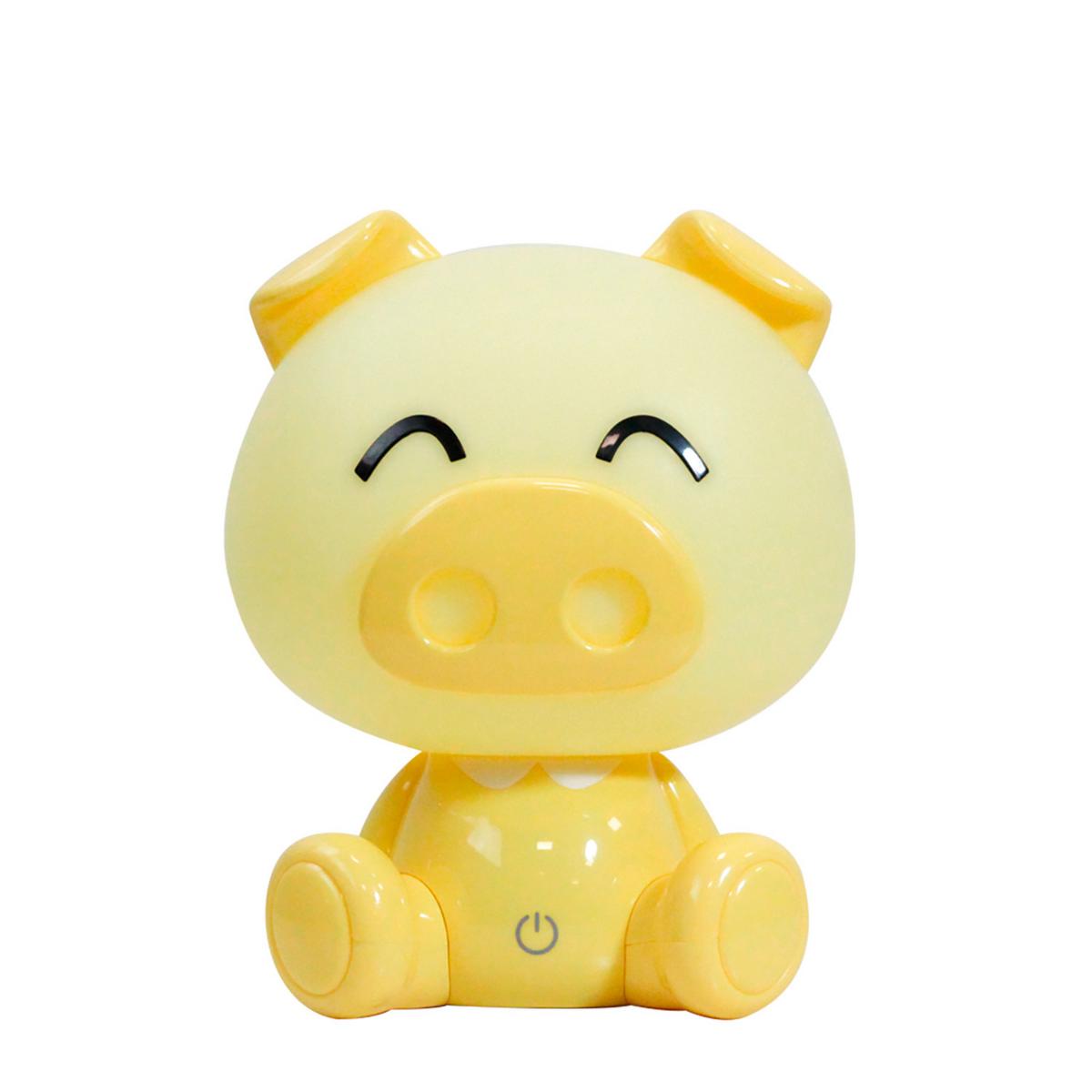 Kindertischleuchte 074/lg - Gelb, Basics, Kunststoff (15/15/19cm)