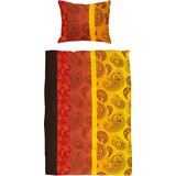 Bettwäsche Emma - Gelb/Rot, MODERN, Textil (140/200cm)