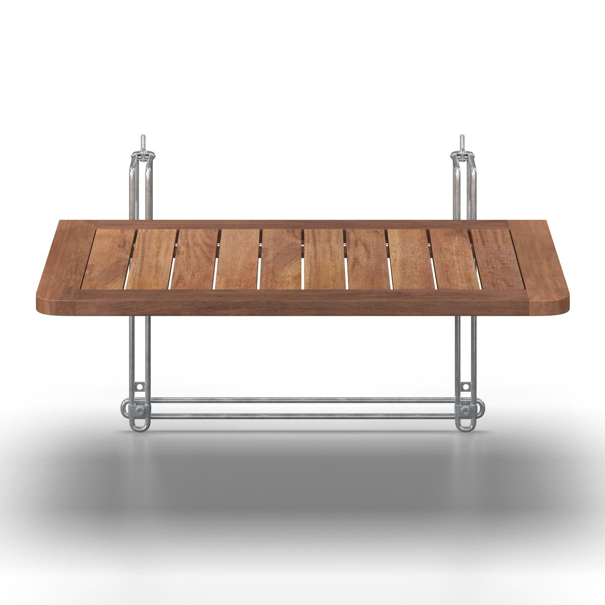 Balkónový stůl Helena - barvy akácie, Moderní, dřevo (60/34/40cm) - Bessagi Garden