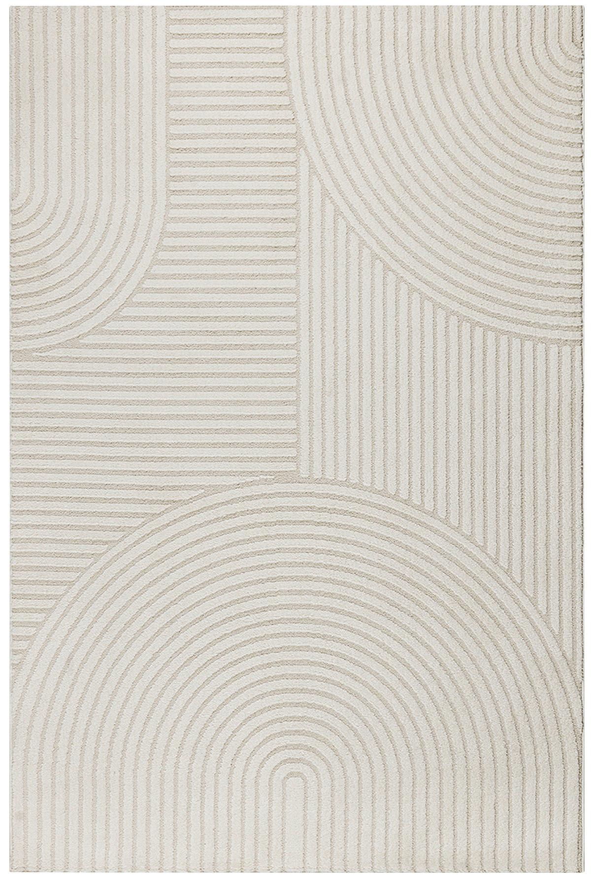 Webteppich Elio - Beige/Creme, KONVENTIONELL, Textil (160/230cm)