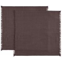 SERVIETTE SIENNA - 2ER PACK - Braun, ROMANTIK / LANDHAUS, Textil (40/40cm) - James Wood