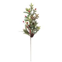 DEKOZWEIG UWE -PAZ- - Rot/Braun, KONVENTIONELL, Naturmaterialien/Papier (80/20/7cm) - Luca Bessoni