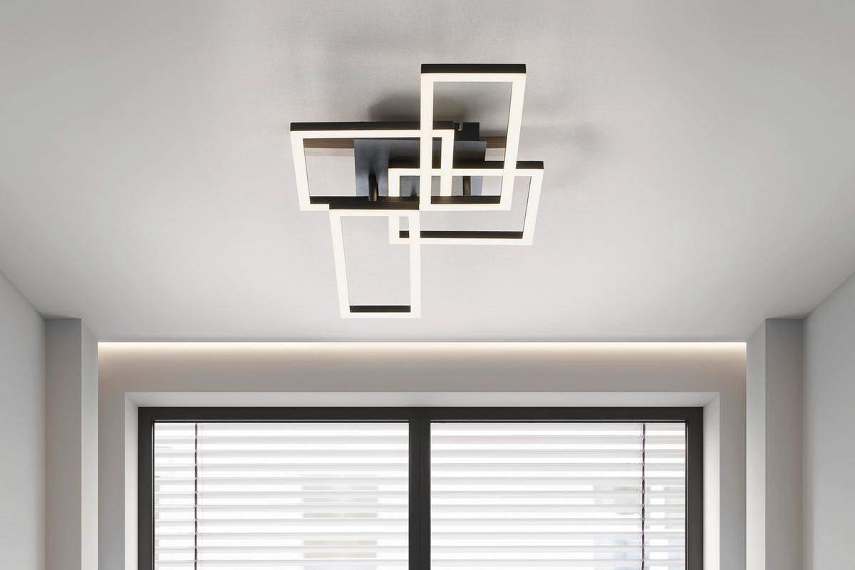 STROPNÉ LED SVIETIDLO WONDER - biela, Modern, kov/plast (70/36/9cm) - Mömax