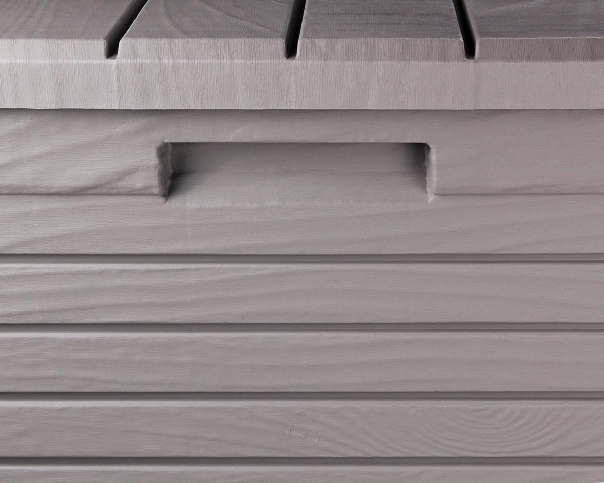 Kissenbox Florida 141x63x71cm 550l Grau - Grau, Basics, Kunststoff (141/63/71cm)