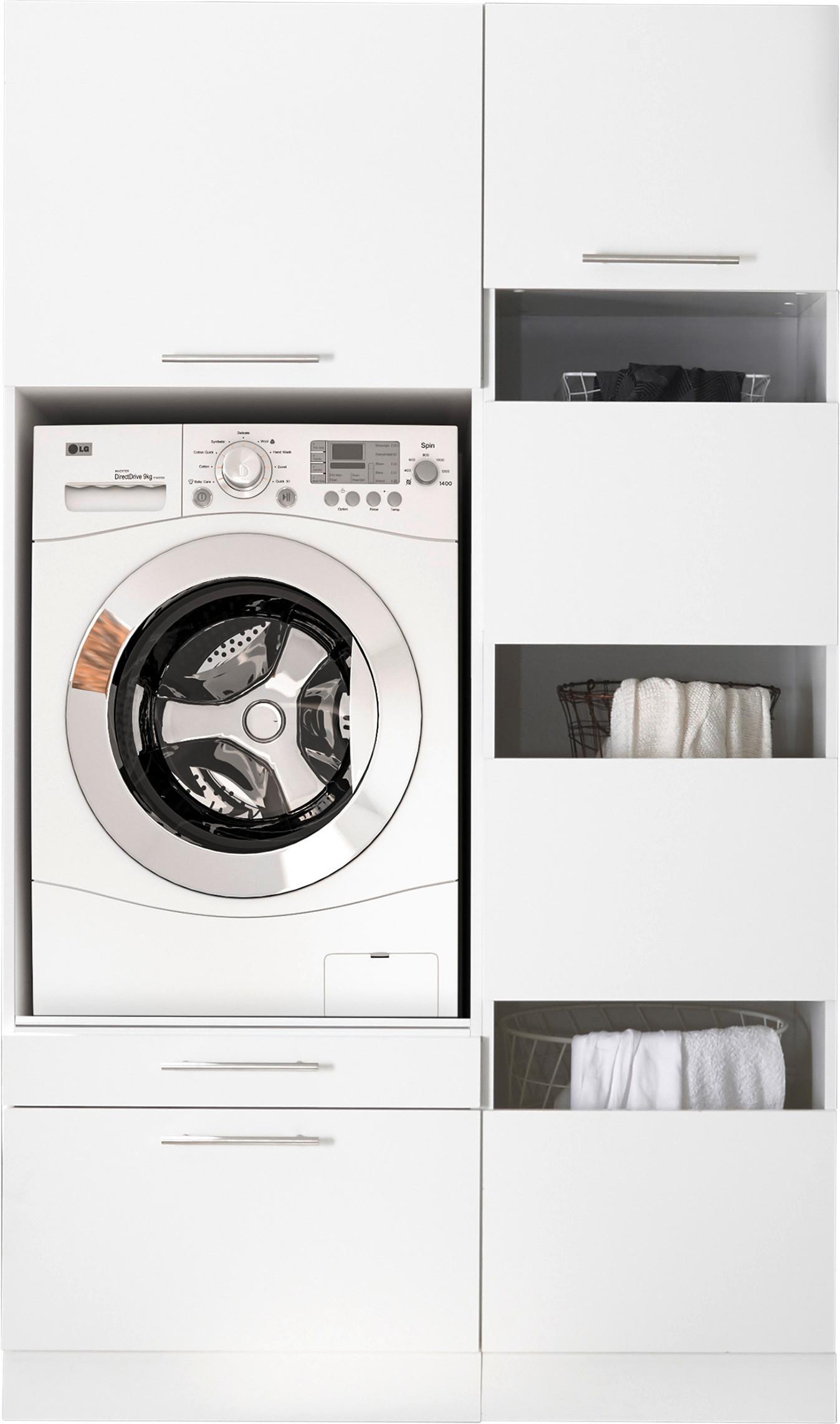 Hauswirtschaftsraum Clara - Weiß, KONVENTIONELL, Holzwerkstoff (117,4/200/67,6cm) - Respekta