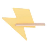 Kinderwandleuchte 21-75604 Lightning - Gelb, Basics, Holz/Holzwerkstoff (40/12/31cm)