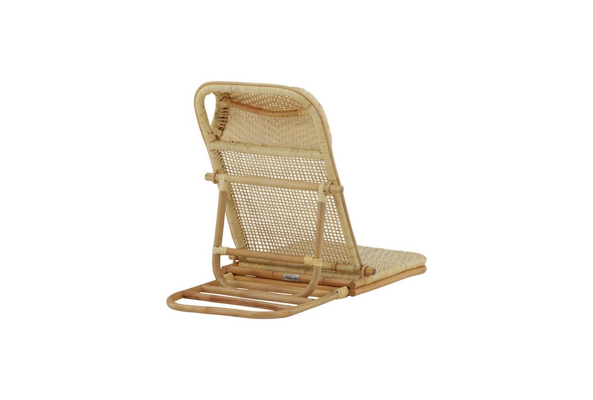 Strandsessel Ellie - Braun, KONVENTIONELL, Holz (45/65/90cm) - Gardenson