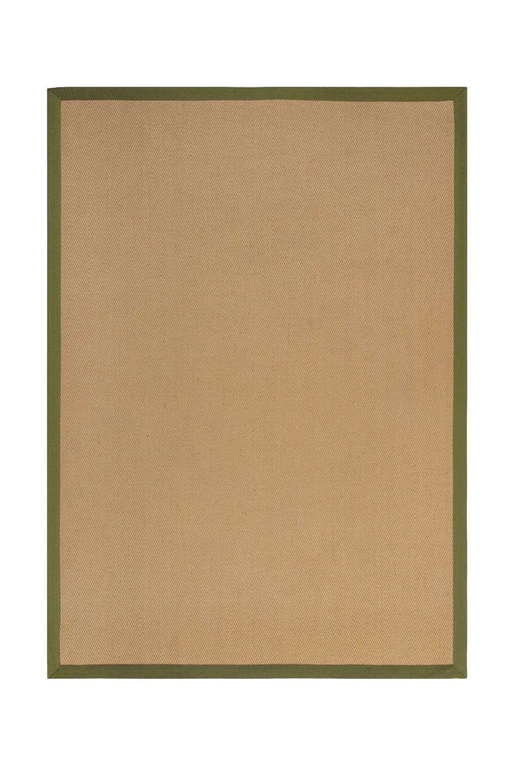 Flachwebteppich Kira - Grün, KONVENTIONELL, Textil (120/170cm)