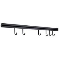 VĚŠÁK NA KUCHYŇSKÉ POTŘEBY SISTANT ZÁVĚSNÍ SYSTÉM - černá, Moderní, kov (90cm) - Sistant