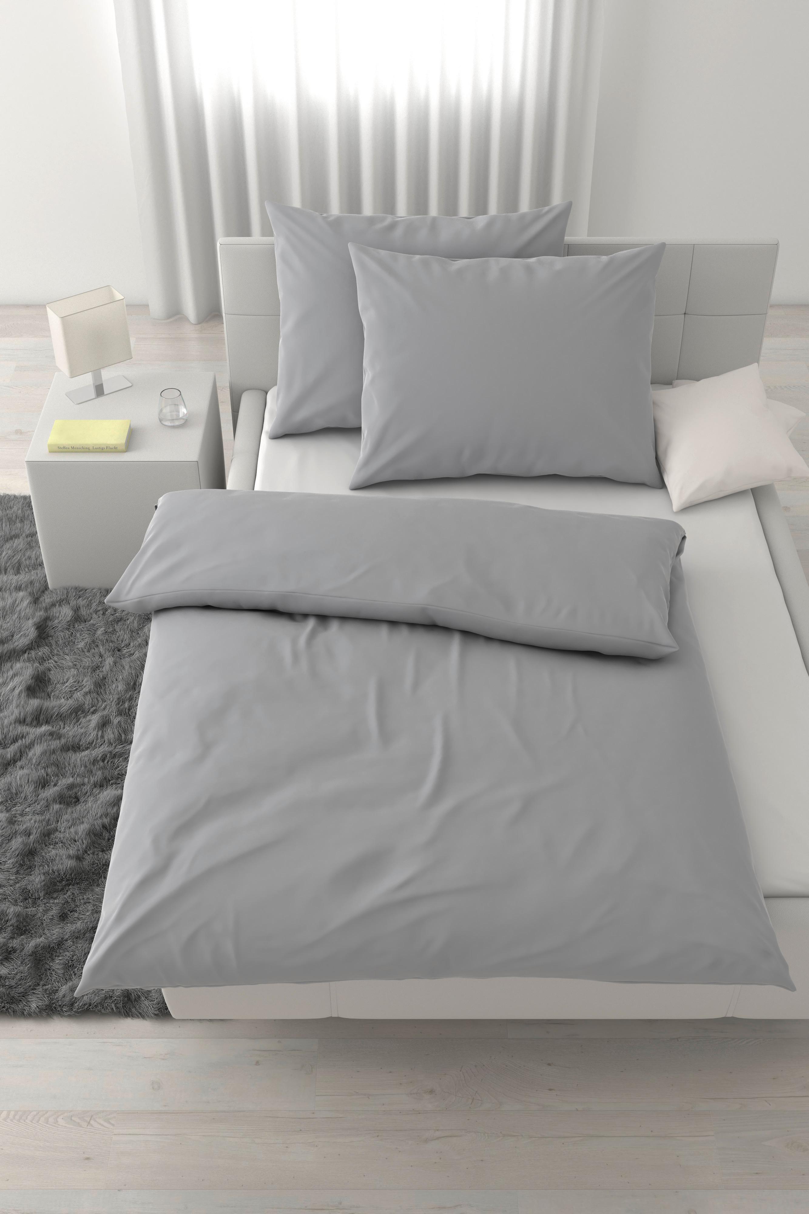 POVLEČENÍ XENIA UNI XXL - barvy stříbra, Moderní, textil (200/220cm) - Premium Living