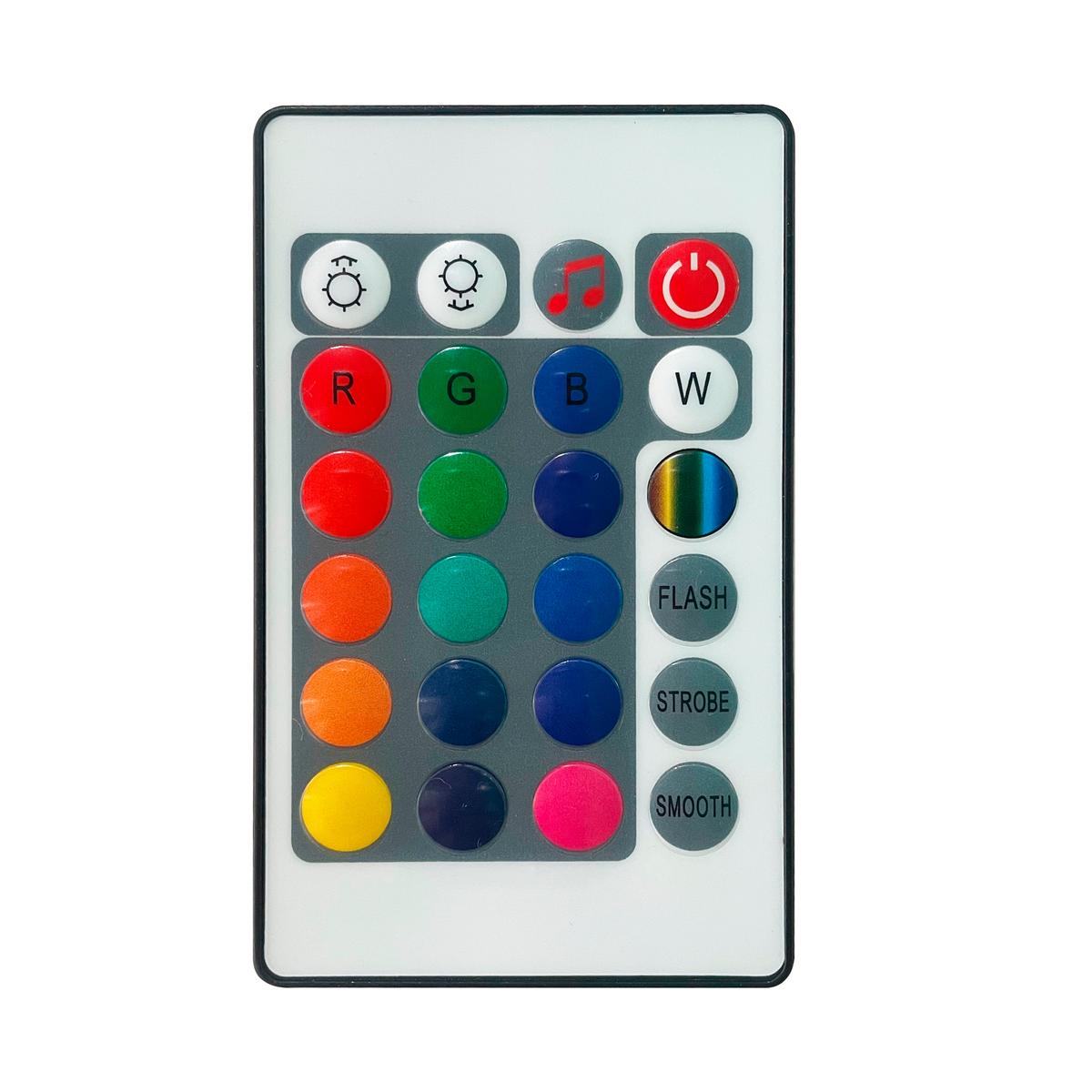 Led-dekoleuchte Rickie - Schwarz, KONVENTIONELL, Kunststoff (7,4/26,5cm) - Luca Bessoni