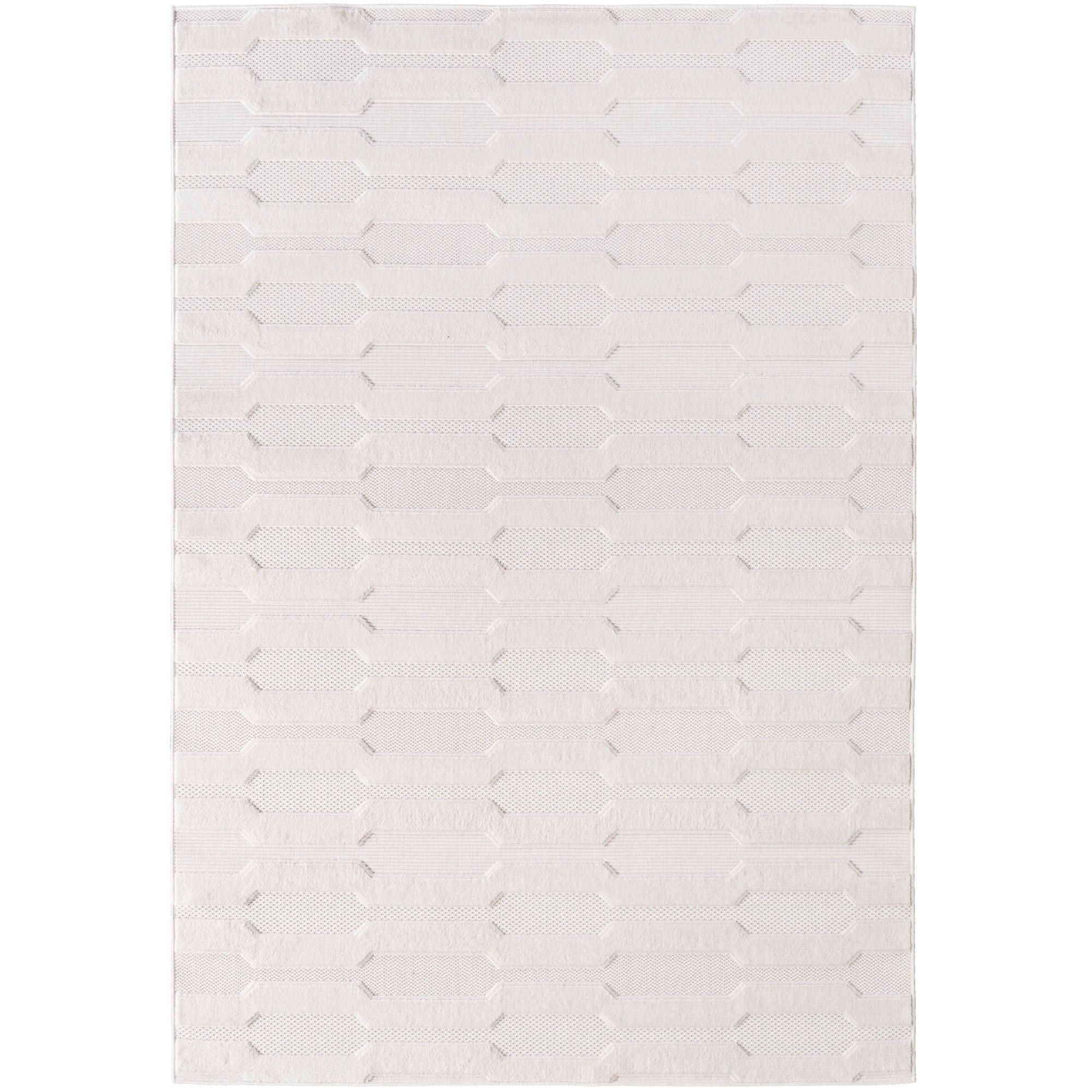 Flachwebteppich, Creme Doha - Creme, Basics, Textil (120/170cm)