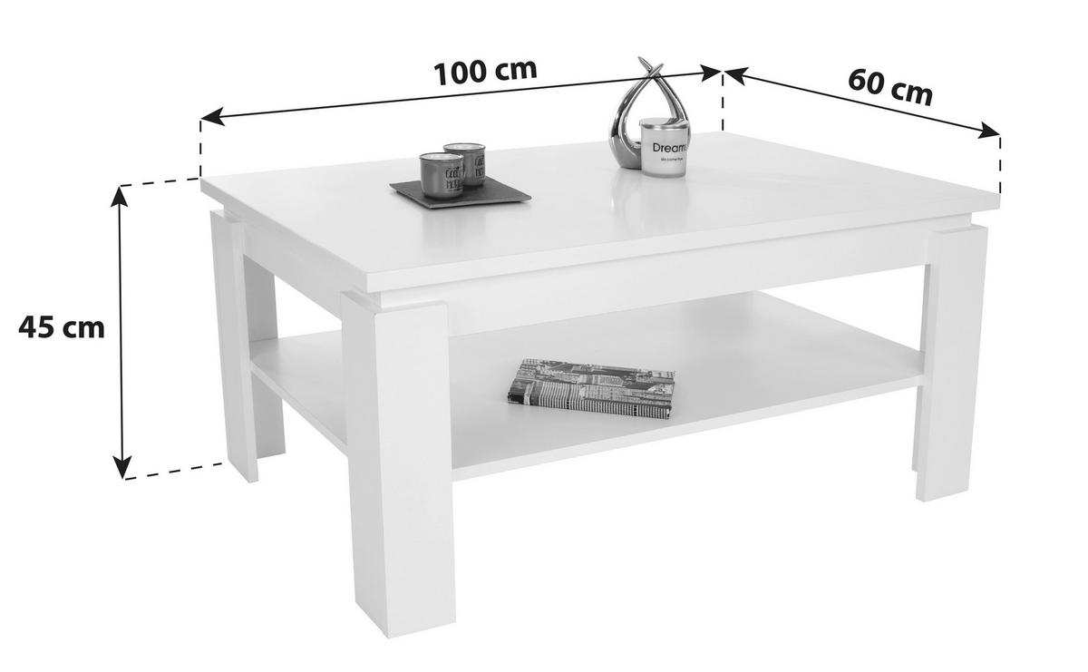 Couchtisch mit Ablagefach Nizza 2, Anthrazit - Anthrazit, MODERN, Holzwerkstoff (100/45/60cm)