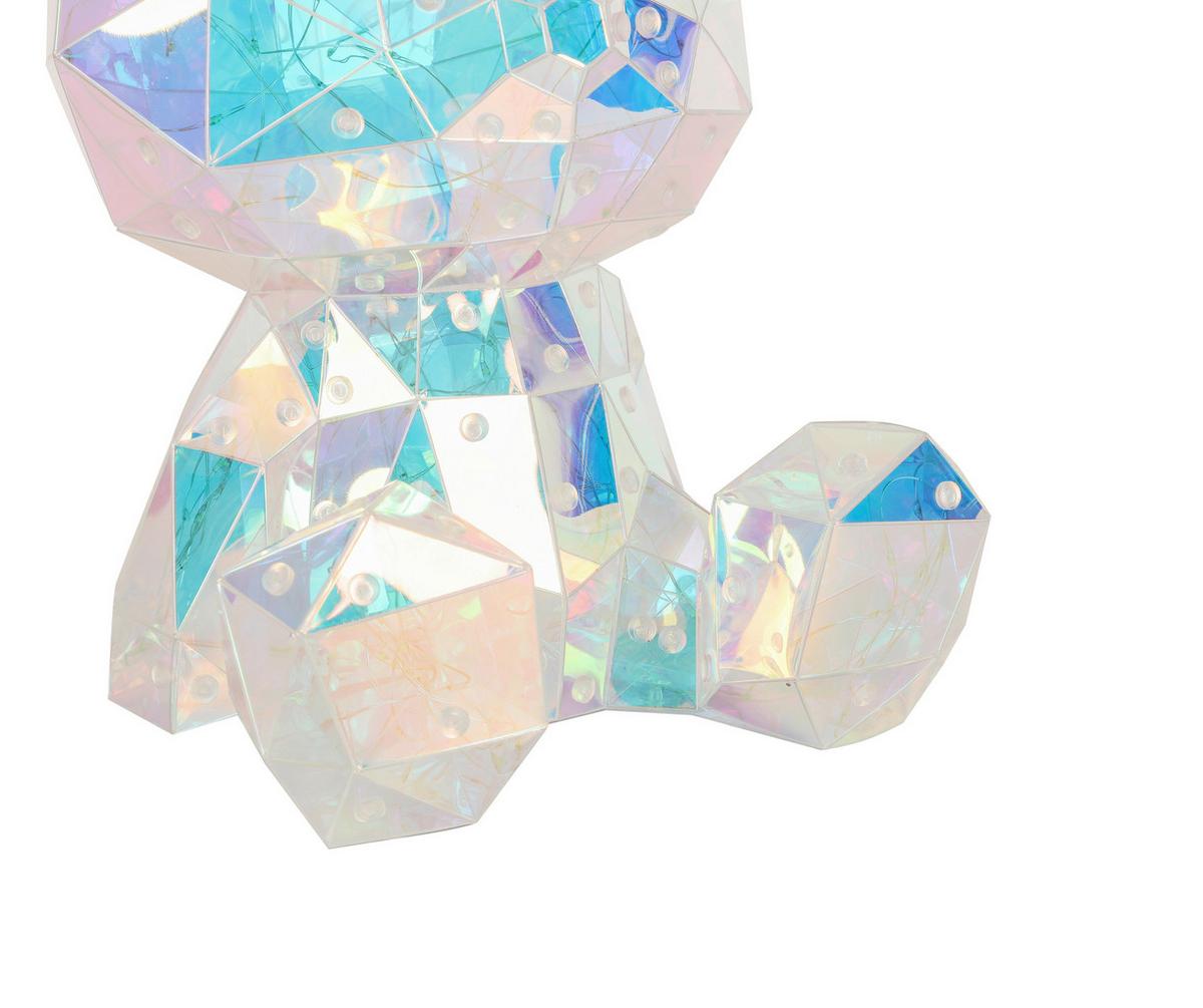 Led-dekoleuchte Bunny - Transparent, MODERN, Kunststoff (20/20/41cm) - BUNINO