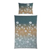 BETTWÄSCHE MAREN - Blau/Beige, MODERN, Textil - Luca Bessoni