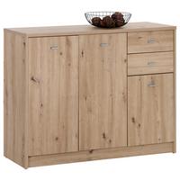 KOMODA 4-YOU NEW YUK05 - dub artisan, Moderní, kompozitní dřevo (109,1/85,4/34,6cm)