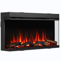 Elektrokamin Athena 36" - Schwarz, Basics, Metall (90/50/21cm)