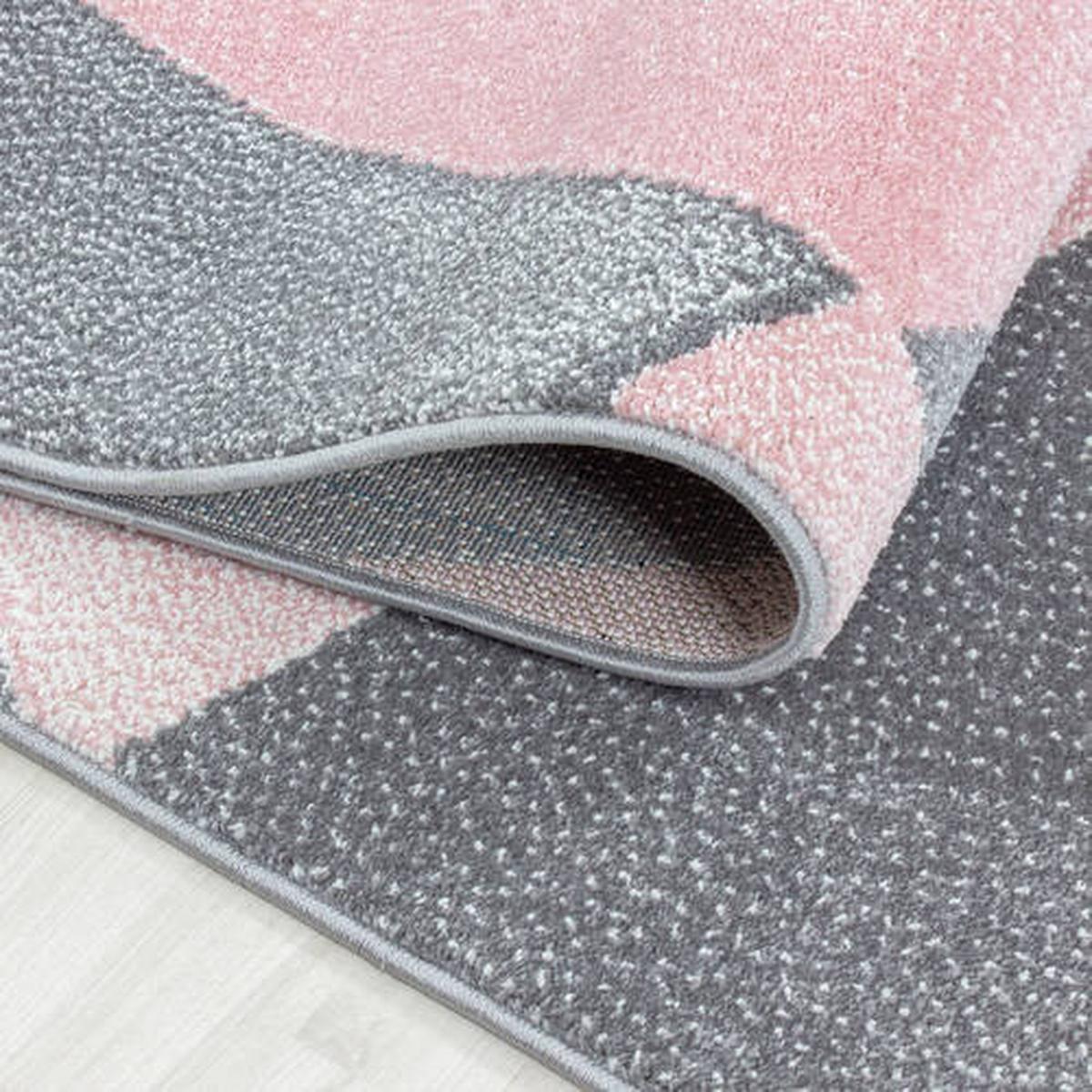 Webteppich Beta - Pink, Basics, Textil (140/200cm) - Novel