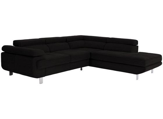 Wohnlandschaft in L-Form Savona 280x230 cm - Schwarz, MODERN, Textil (280/230cm) - Ombra Wohnlandschaft in L-Form Savona 280x230 cm - Schwarz, MODERN, Textil (280/230cm) - Ombra
