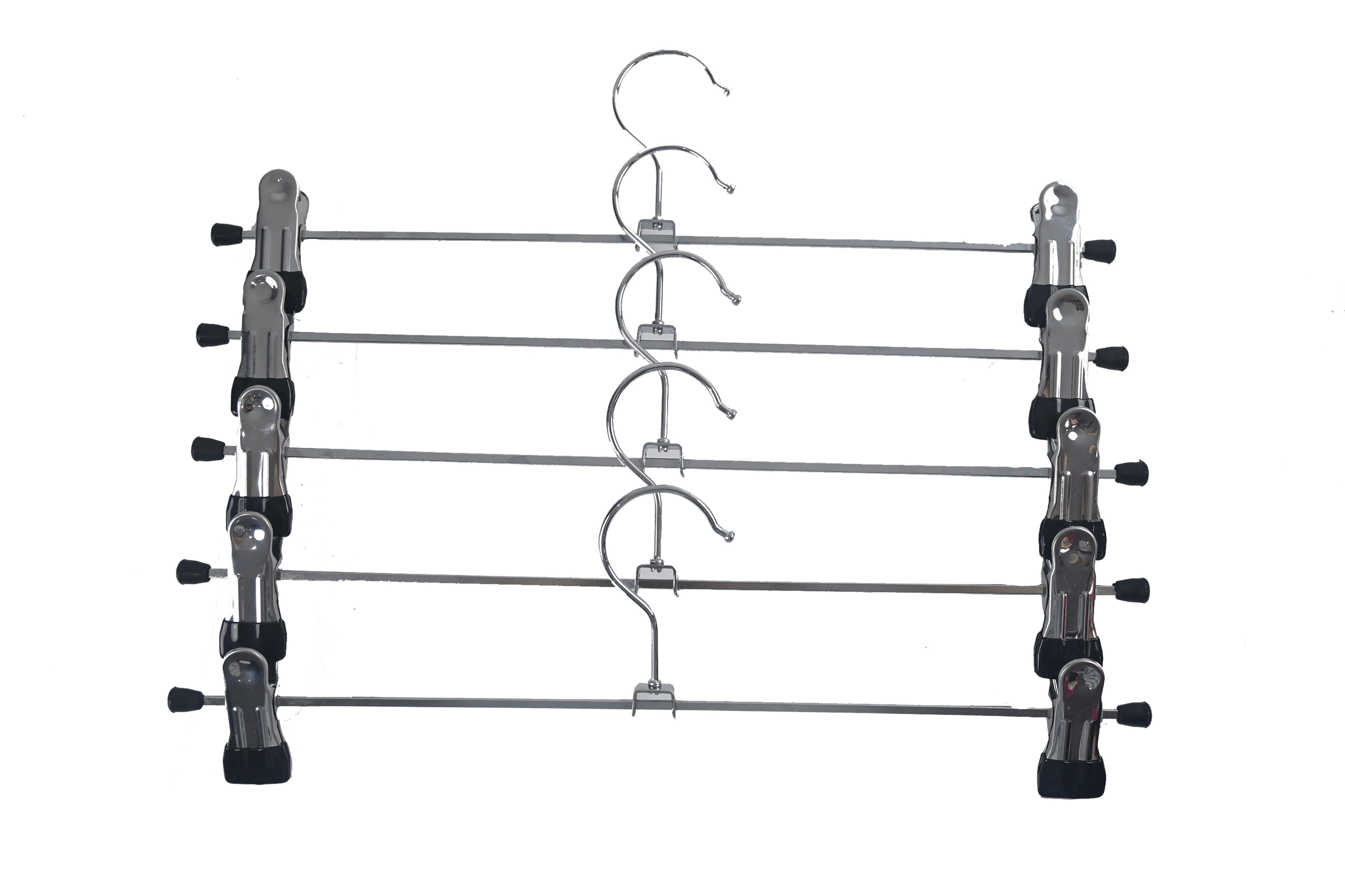 VEŠIAK NA NOHAVICE TOM - strieborná, Konventionell, kov/plast (35/11cm) - Mömax