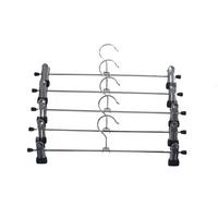 RAMÍNKO NA KALHOTY TOM - barvy stříbra, Konvenční, kov/plast (35/11cm) - Mömax