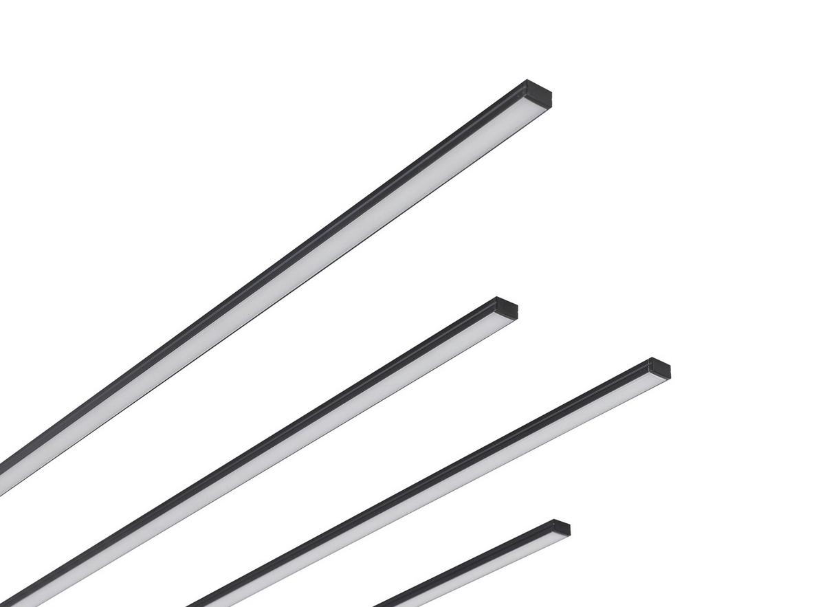 LED-Leuchtkasten Numik Schwarz max. 33 Watt - čierna, Modern, plast (50/75/100/1,3/0,7cm) - Mömax