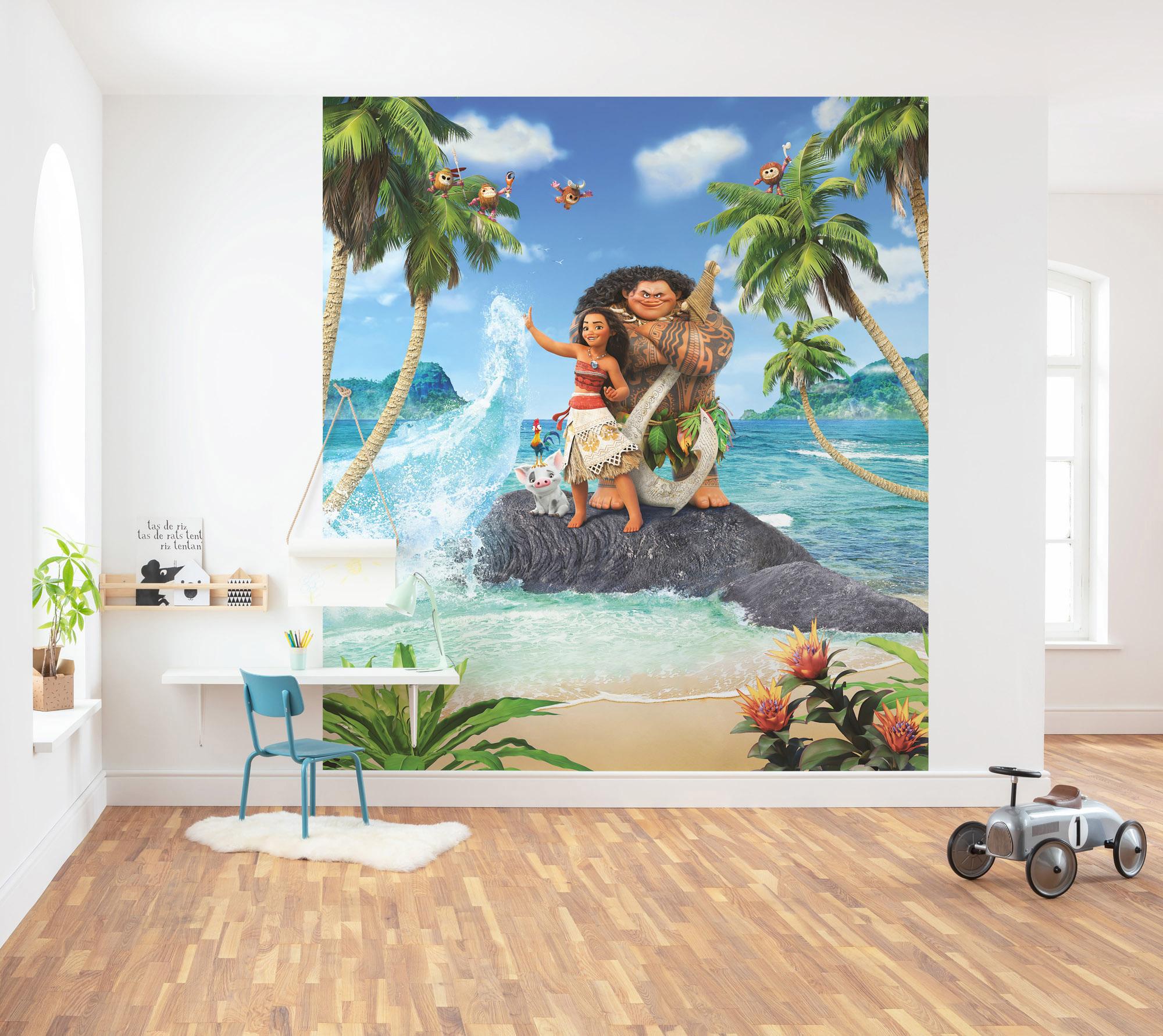 Fototapete Moana Beach - Multicolor, Trend, Textil (250/280cm)